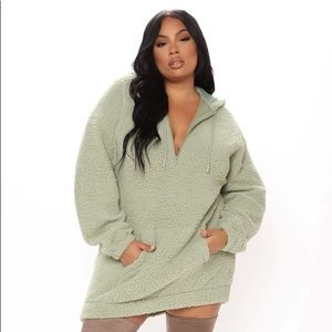 FashionNova Teddy sweater Dress